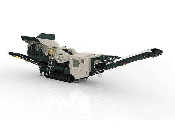 Lippmann 1200j mobile jaw crusher Lippmann 1200JE mobile jaw crusher render image