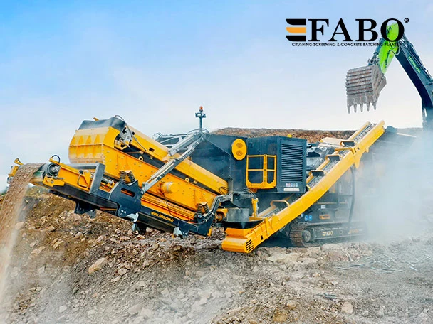 Fabo FTI-130S mobile crusher