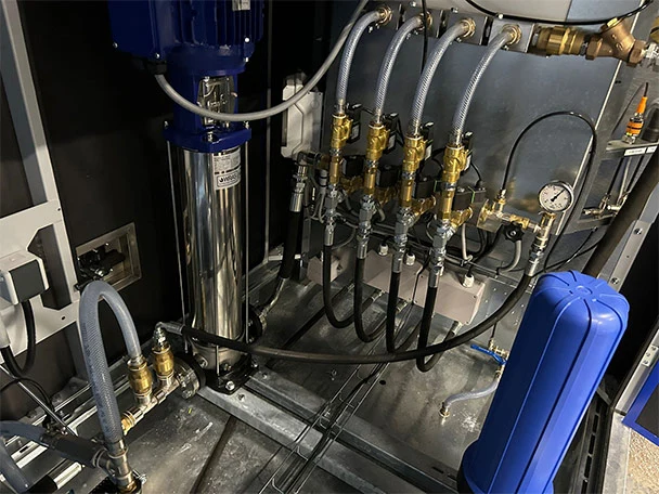 Interior view of the Nebolex Supply CUBE with winter package