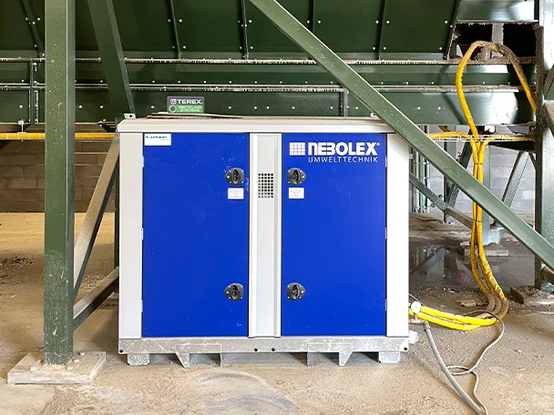 Nebolex supply CUBE closet for dust suppression